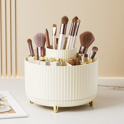 Rotating Desktop Makeup Brush Organizer